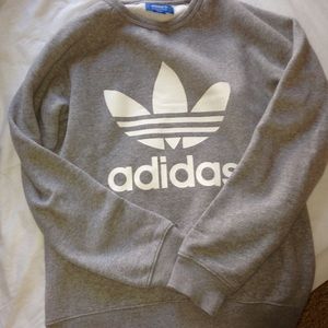 adidas grey sweatshirt